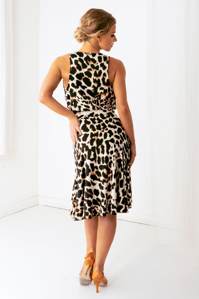 Zoe Tank Dress - Animal Print