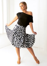 Bree Wrap Skirt - Snow Leopard
